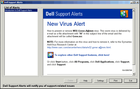 Dell | Alerts UI